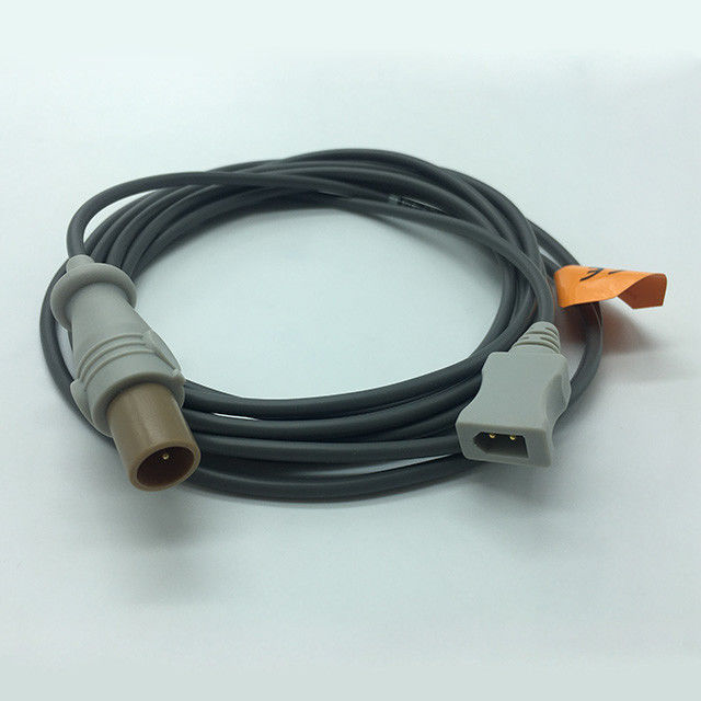 2 Pin PH Temperature Probe Adaptor Cable , Rectal / Esophageal Temperature Probe
