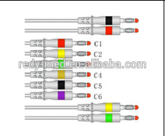 15 Pin Nihon Kohden TPU 10 Lead EKG Cable Clip